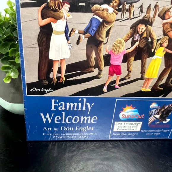 Sunsout Inc. "Family Welcome" 1000 Piece Jigsaw Puzzle  NEW - Picture 7 of 8